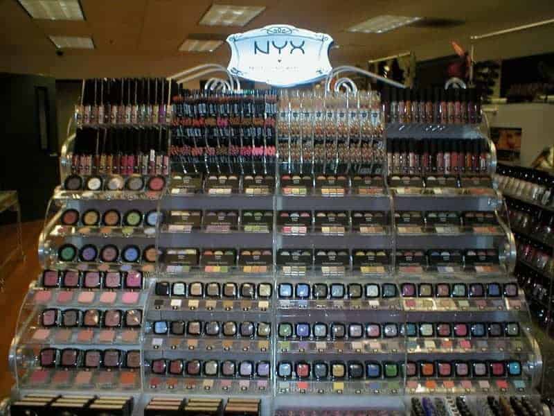 Acrylic Cosmetics Permanent Counter Display