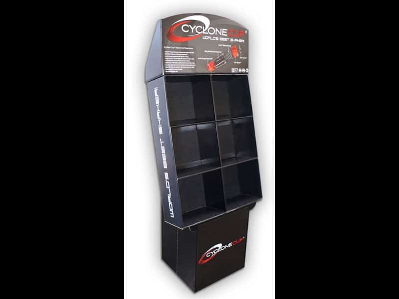 Cyclone Corrugated Floor Display