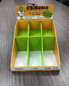 Corrugated Counter Display – CBDBeaze
