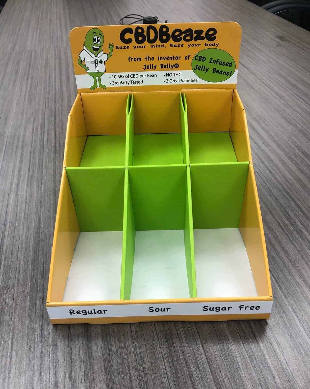 Corrugated Counter Display – CBDBeaze