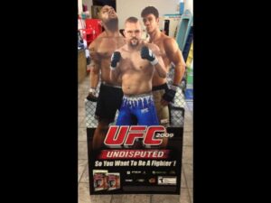 UFC 2009 Undisputed Standee