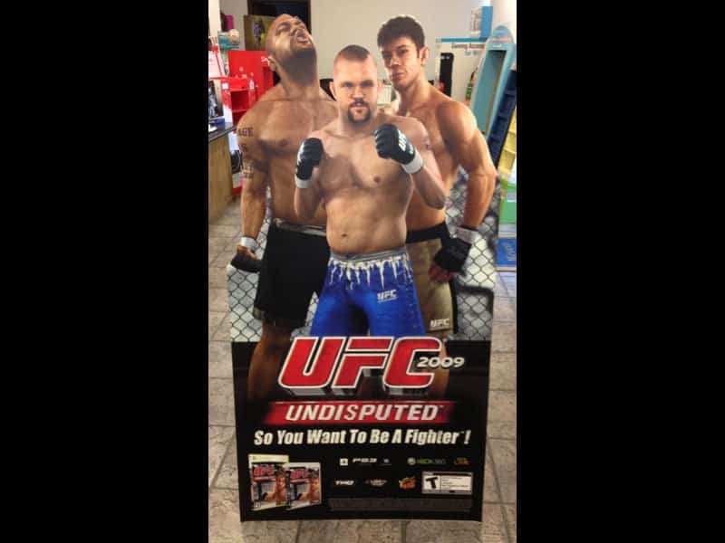 UFC 2009 Undisputed Standee