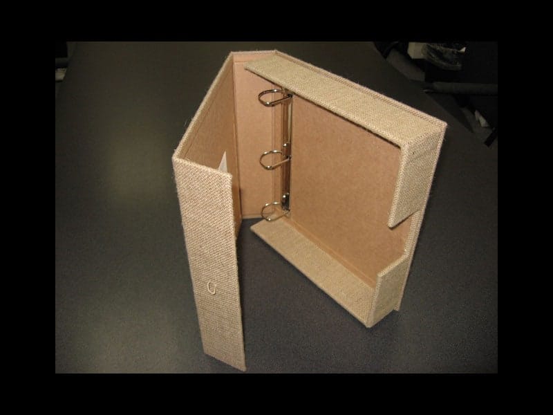 Binder Box With Flap Closure