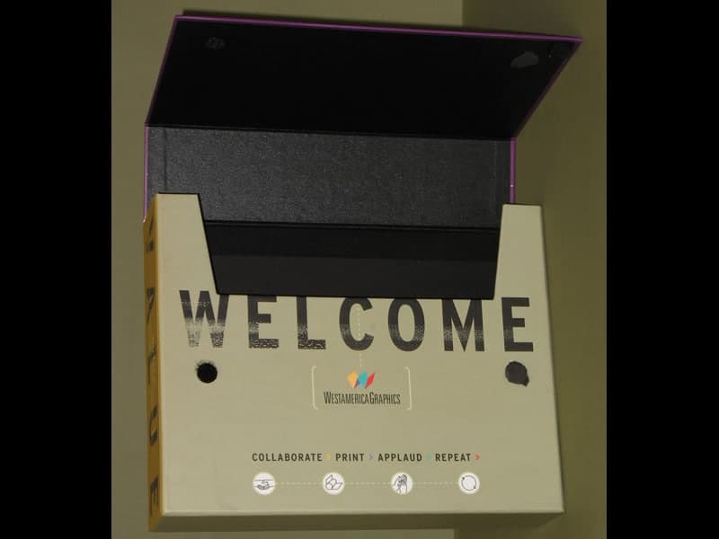 Welcome Binder Turn Edge Box