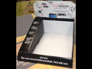 Chicboom Corrugated Counter Display