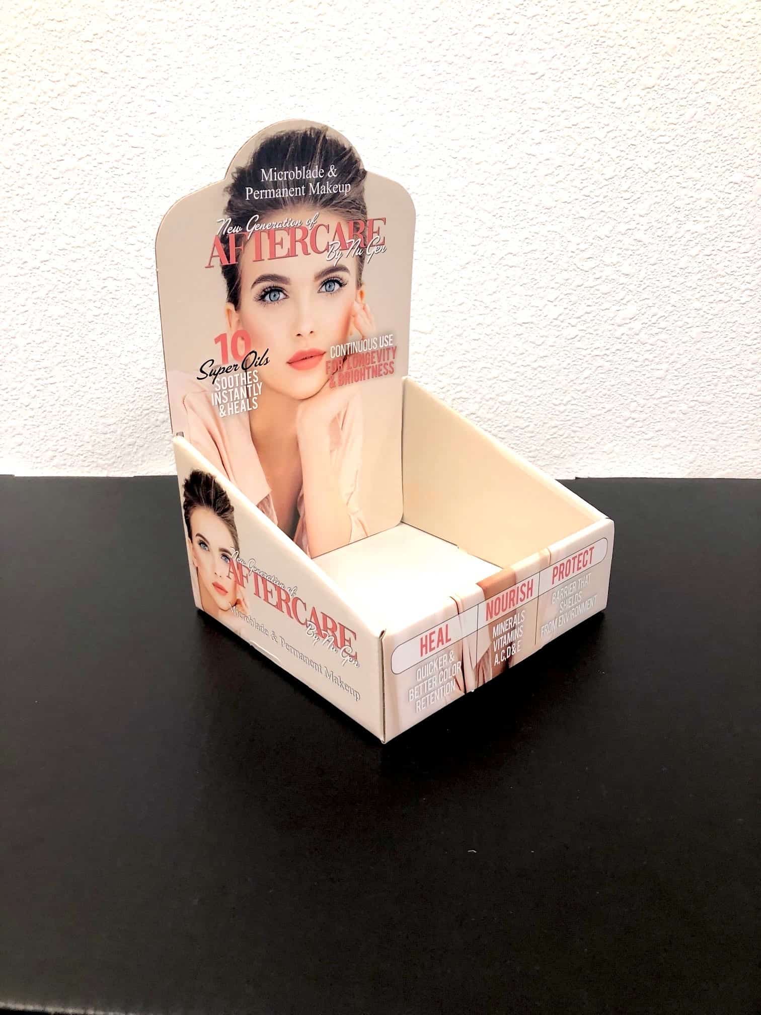 Aftercare – Corrugated Counter Display