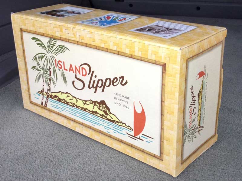 Island Slipper Corrugated Retail Carton