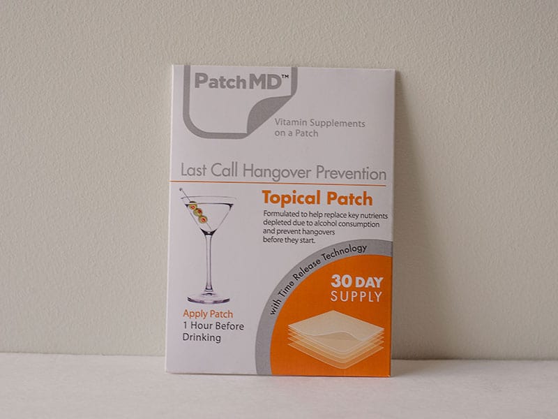PatchMD Last Call Hangover Prevention Chipboard Sleeve