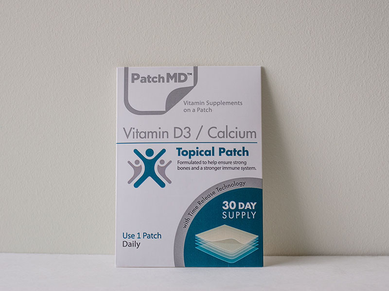 PatchMD Vitamin D3/Calcium Chipboard Sleeve