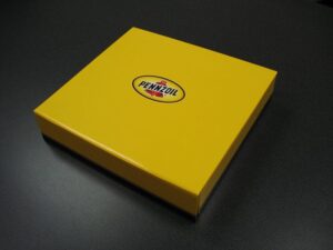 Penzoil Cigar Box With Flap Shut
