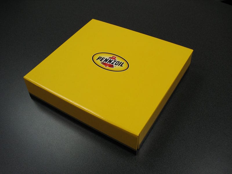 Penzoil Cigar Box With Flap Shut
