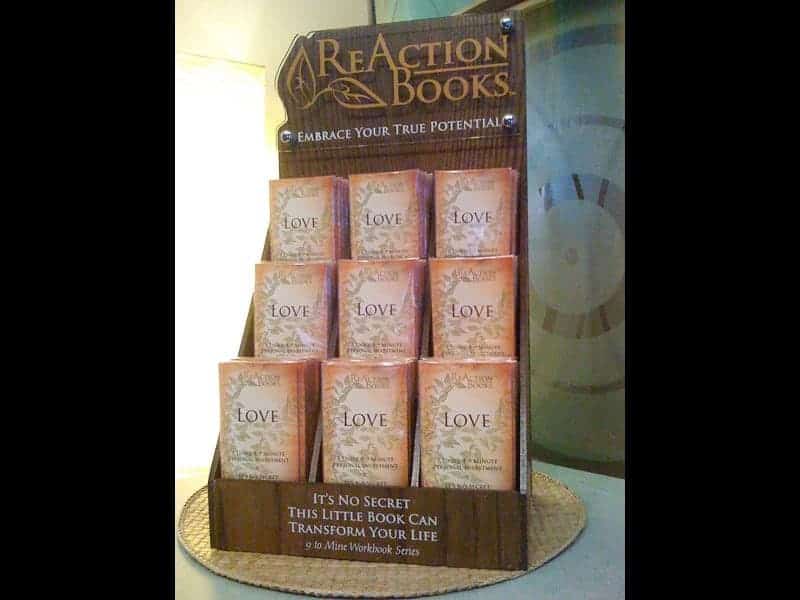 Reaction Book Permanent Counter Display