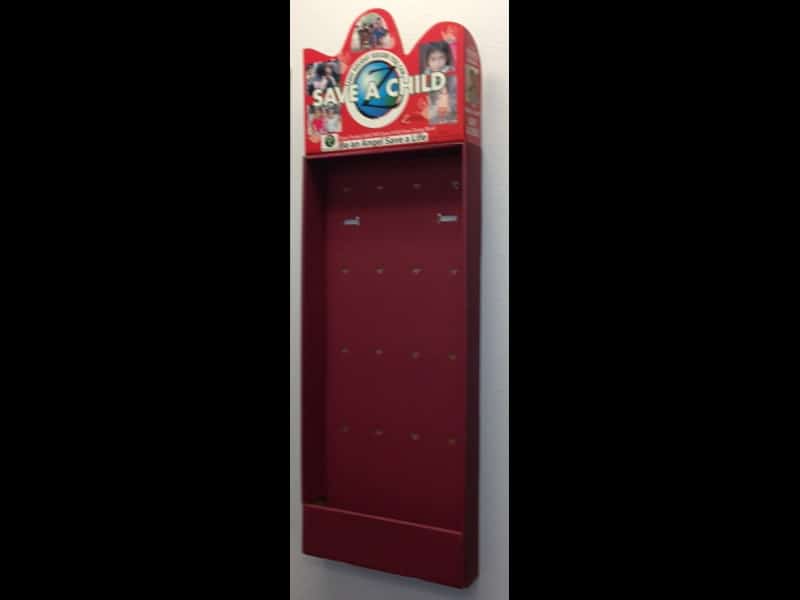 Save a Child Corrugated End Cap Display
