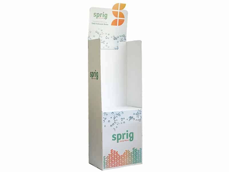 Sprig Corrugated Floor Display