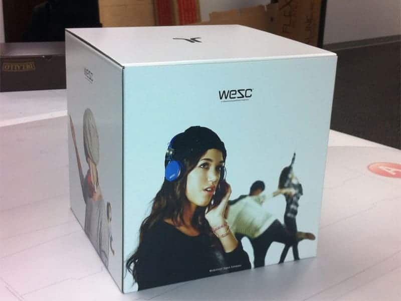 WESC Corrugated Retail Carton
