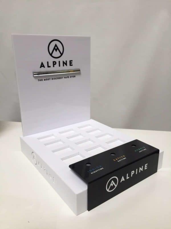 Alpine Permanent Acrylic Counter Display