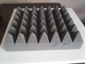 Convoluted Grey Ether Foam Industrial Packaging