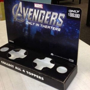 Avengers Corrugated Counter Display