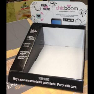 Chicboom Corrugated Counter Display