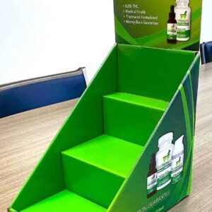 MediHempRx Corrugated Counter Display