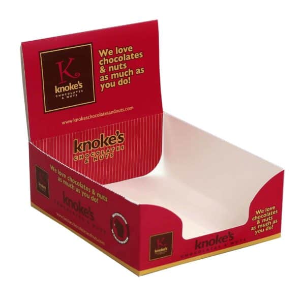 Knoke's red chipboard display