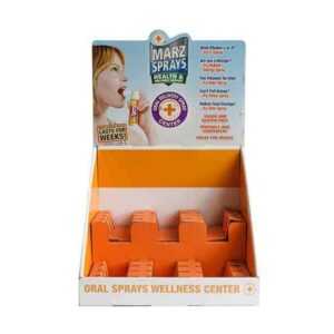 Marz Sprays Corrugated Counter Display