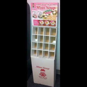 miso-soup-corrugated-floor-display