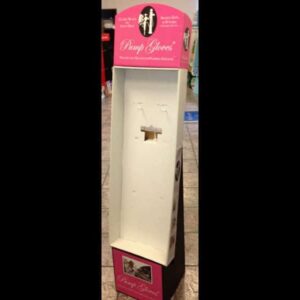 Pump Gloves Corrugated Floor Display
