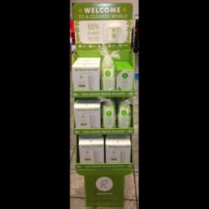 Repurpose Corrugated Floor Display