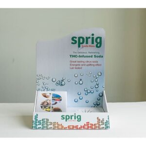 Sprig Corrugated Counter Display
