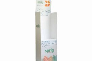 Sprig Corrugated Floor Displays