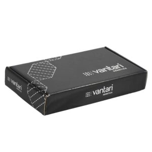 E Flute Corrugated Retail Box - Vantari Black Closed Box